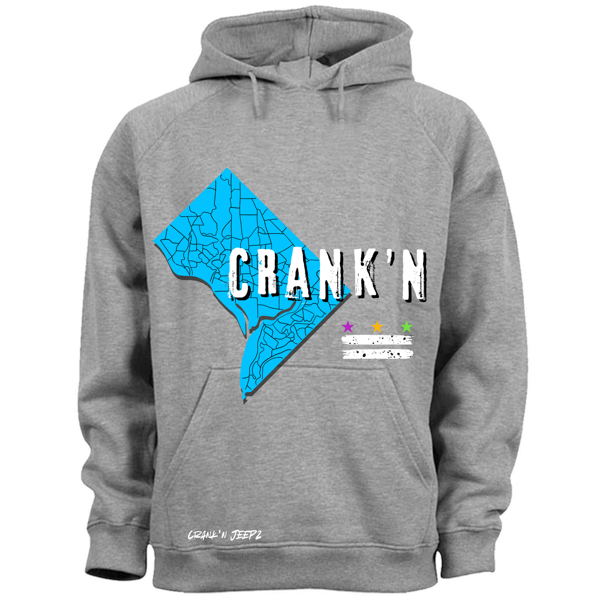 Crank'n DC Grid - Hoodie